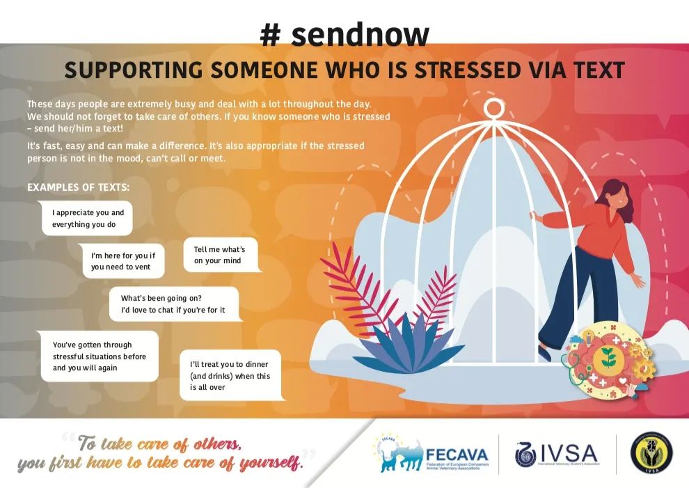FECAVA & IVSA – Supporting someone who is stressed via text