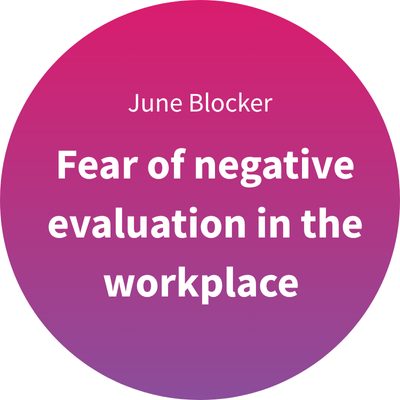 June Blocker: One important barrier to effective stress self-care is your attitude towards stress.